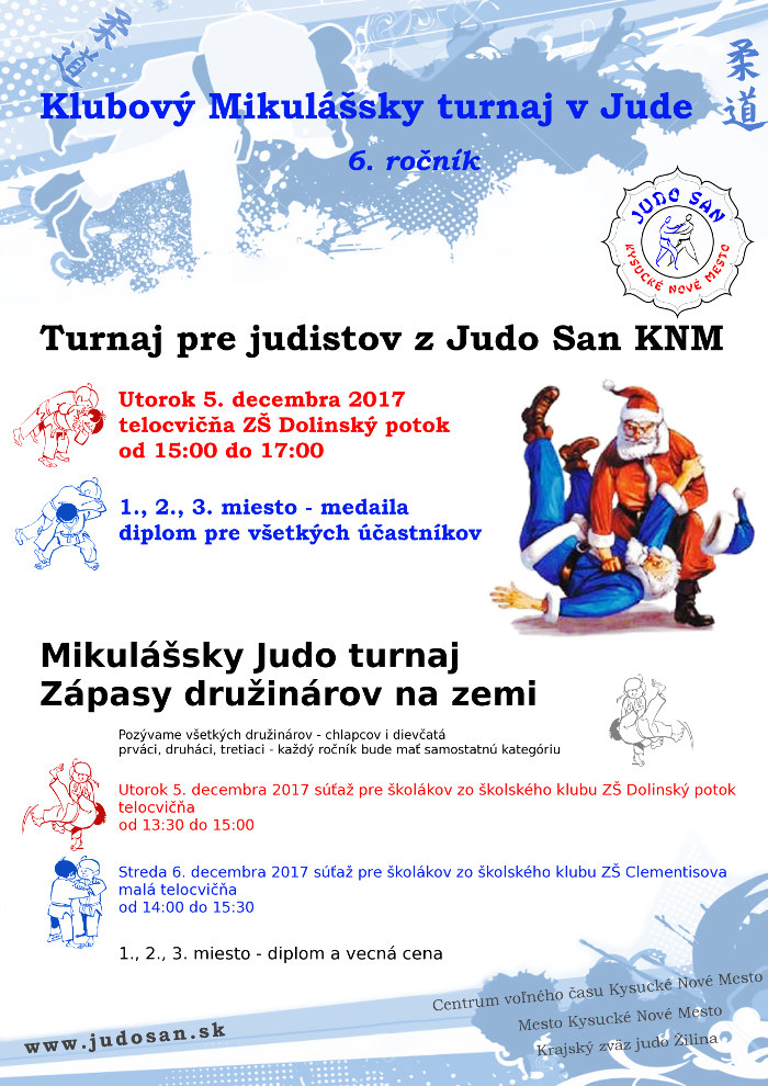 6. ročník Mikulášskeho Judo turnaja