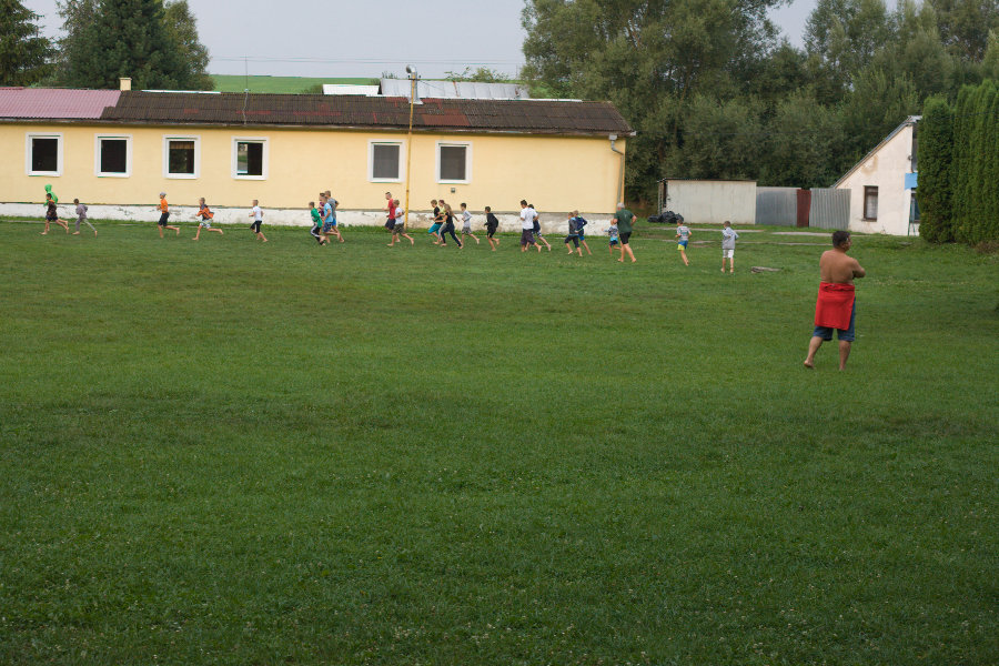 Rozcvička - poklus naboso