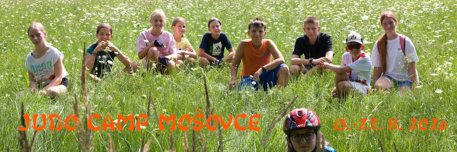 Letné Judo sústredenie Mošovce 15.-22.8.2026