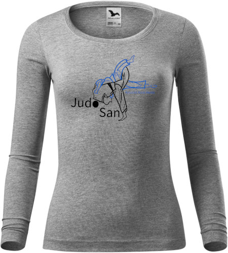 Dámske tričko s dlhým rukávom Judo San KNM