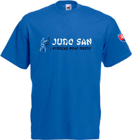 Modré tričko Judo San KNM - predok